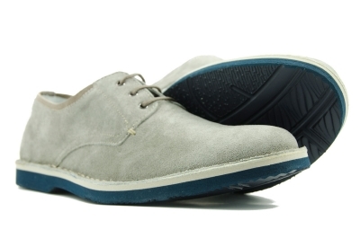 Grey suede shoes