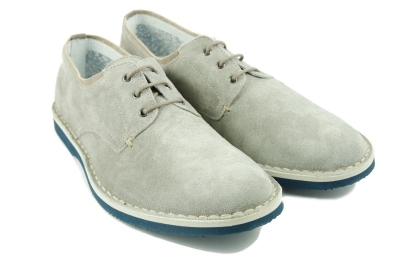 Grey suede shoes