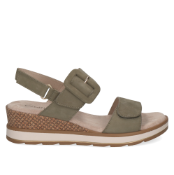 Sandals Caprice Moni  9-28753-42-724 OLIVE NUBUC 