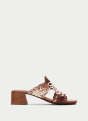 Дамски чехли HV264841 BROWN HISPANITAS