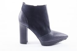 Dark blue ankle boots