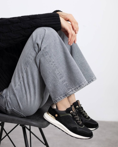 WOMEN'S SNEAKER XTI 144206 Black