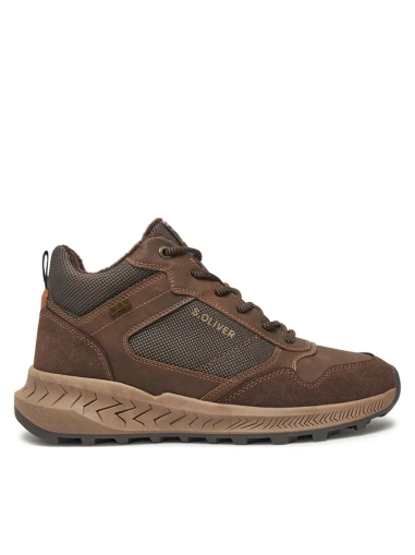 Leather boots S.Oliver Brown 5-16256-43 Brown