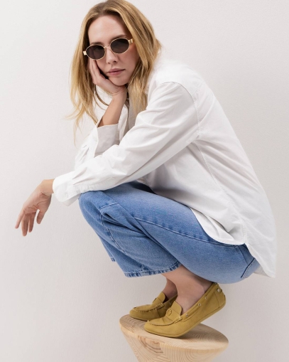 Mocassins 163143 YELLOW CARMELA