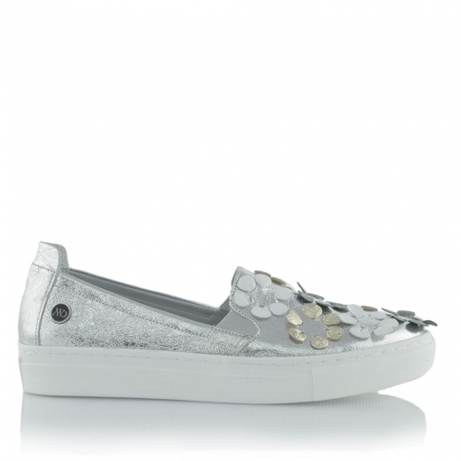 Silver sneakers