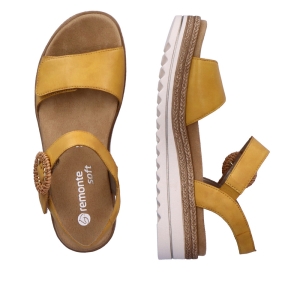 Sandals Remonte D0Q52-68 Yellow