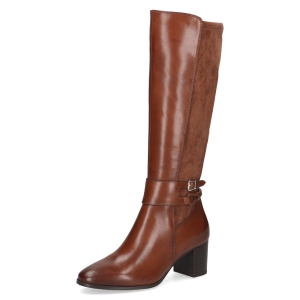 WOMEN'S BOOTS  Caprice 9-25501-45-313 COGNAC COMB