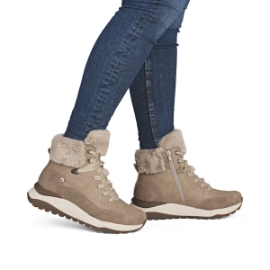 Боти RIEKER W2571-20 BEIGE