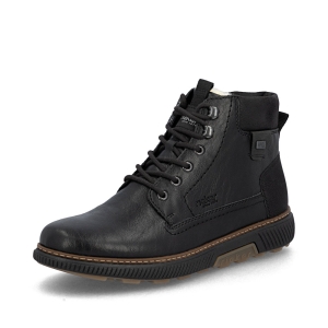 Leather boots Rieker B3342-00 Black