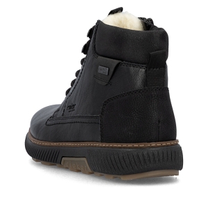 Leather boots Rieker B3342-00 Black