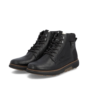 Leather boots Rieker B3342-00 Black