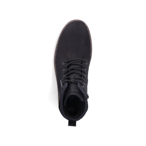 Leather boots Rieker F3614-00 Black