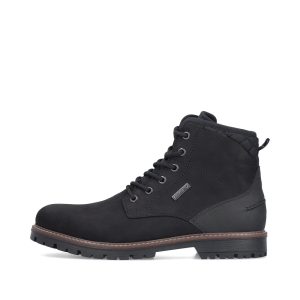 Leather boots Rieker F3614-00 Black