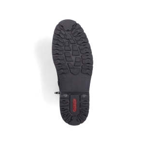 Leather boots Rieker F3614-00 Black