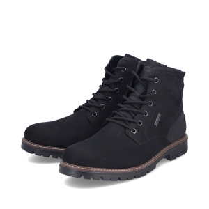 Leather boots Rieker F3614-00 Black