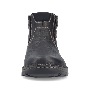 Leather boots Rieker F3614-00 Black