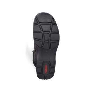 Leather boots Rieker F3614-00 Black