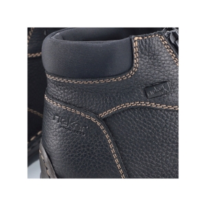 Leather boots Rieker F3614-00 Black