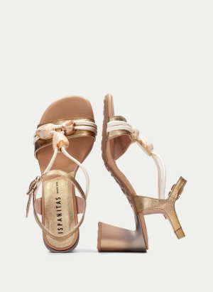 Дамски сандали HV264635 GOLD HISPANITAS