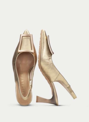 Дамски обувки HV264850 GOLD HISPANITAS