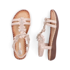 Sandals V7573-90 BEIGE RIEKER