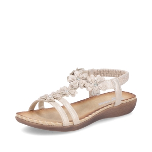 Sandals V7573-90 BEIGE RIEKER