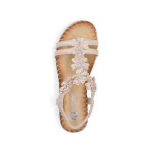 Sandals V7573-90 BEIGE RIEKER