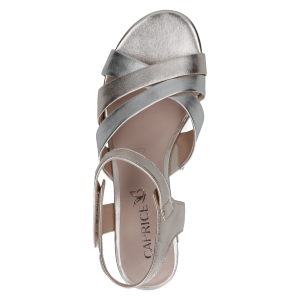 Sandals 9-28201-46-991 PLATIN METAL. CAPRICE