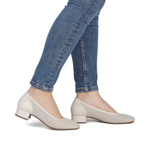 Shoes  43459-60 BEIGE RIEKER