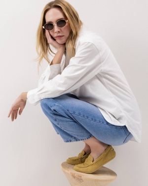 Mocassins 163143 YELLOW CARMELA