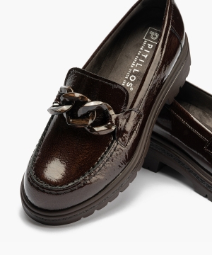 Мокасини 11576 BROWN Pitillos