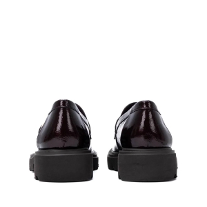 Moccasin 164378 Burgundy CARMELA 