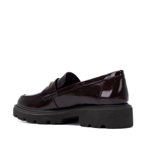 Moccasin 164378 Burgundy CARMELA 