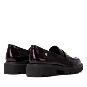 Moccasin 164378 Burgundy CARMELA 