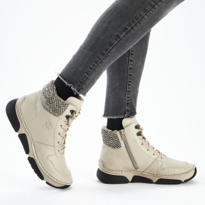 Боти RIEKER 45955-60 CREAM