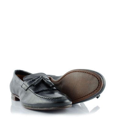 Leather loafers