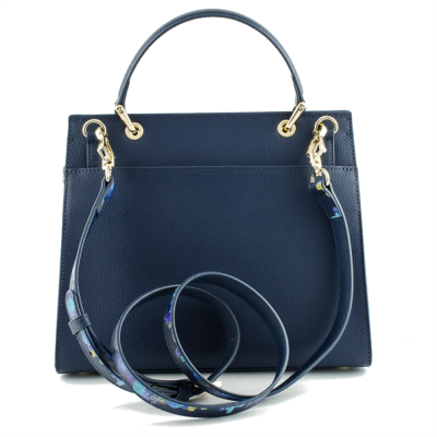 Colourful leather bag Tosca Blu
